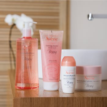 Avène Body Gentle Scrub exfoliant de curățare pentru piele sensibila - imagine 3